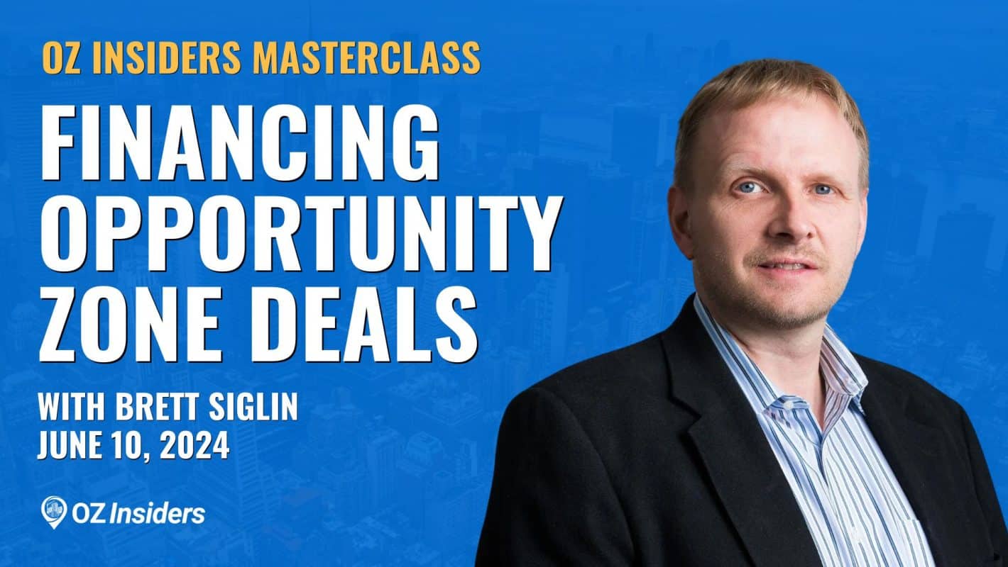 Financing Opportunity Zone Deals