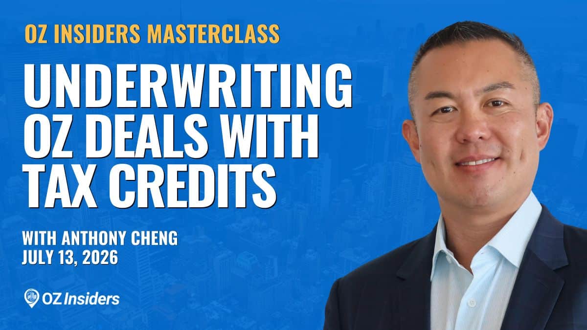 Underwriting Opportunity Zone Deals with Tax Credits