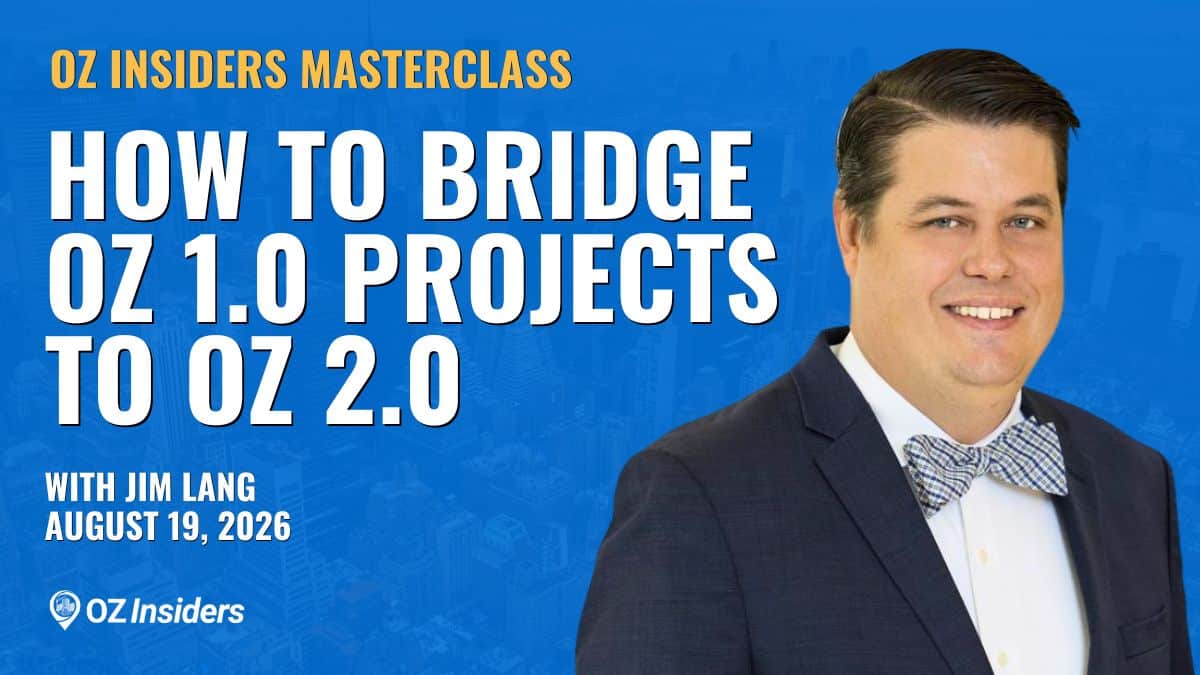 How to Bridge OZ 1.0 Projects to OZ 2.0